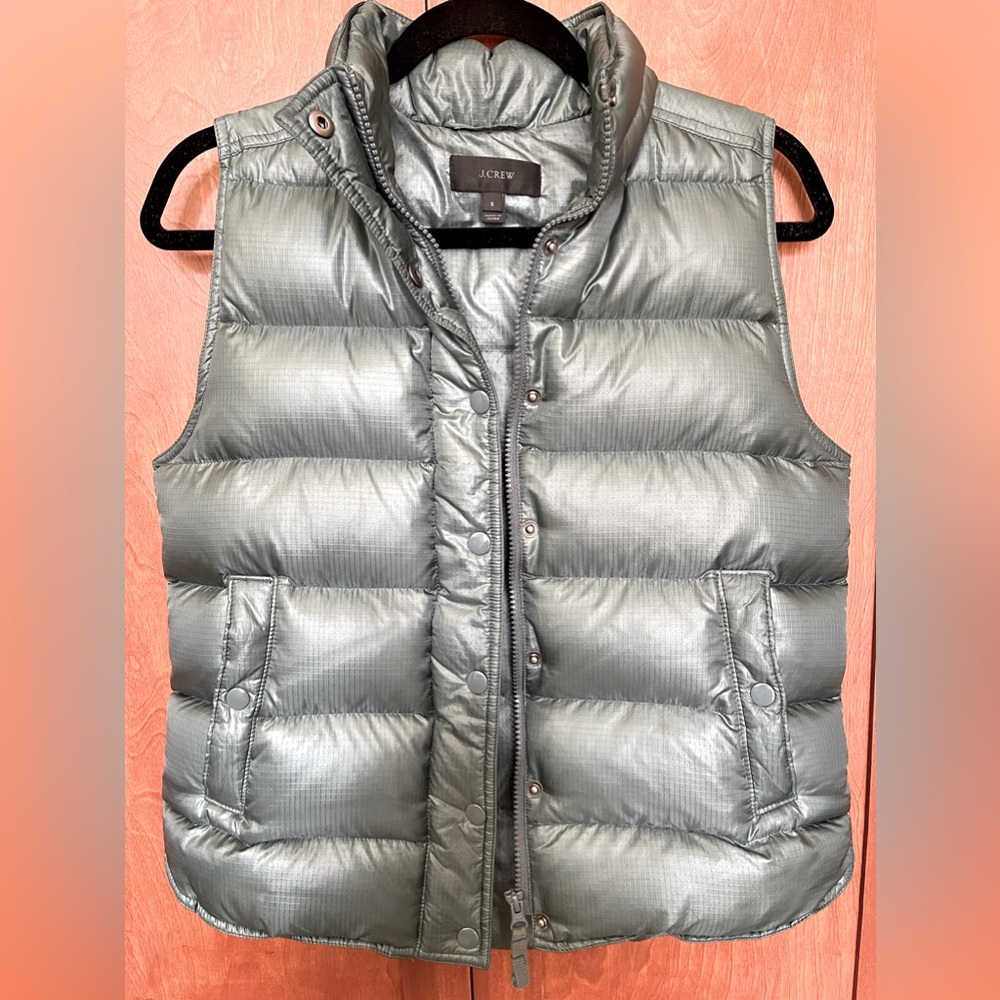 JCrew Down Vest size Small